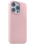 Калъф Next One - Silicon MagSafe, iPhone 13 Pro, розов - 3t