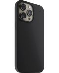 Калъф Next One - Black Silicone MagSafe, iPhone 15 Pro Мах, черен - 2t
