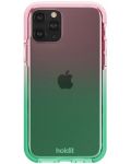 Калъф Holdit - SeeThru, iPhone 11 Pro, Grass green/Bright Pink - 4t