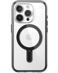 Калъф Speck - Presidio, iPhone 15 Pro, MagSafe ClickLock, прозрачен/черен - 1t