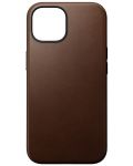 Калъф Nomad - Modern Leather, iPhone 15, кафяв - 1t