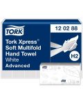 Кърпи за ръце Tork - Xpress Multifold Advanced, H2, двупластови, 21 х 136 кърпи - 3t