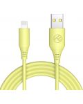 Кабел Tellur - TLL155397, USB-A/Lightning, 1 m, жълт - 1t