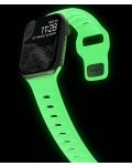 Каишка Nomad - Sport Glow 2.0, Apple Watch 42/44/45/Ultra 49 mm, зелена - 4t