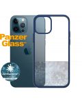 Калъф PanzerGlass - Clear, iPhone 12/12 Pro, прозрачен/син - 1t