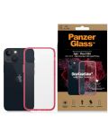 Калъф PanzerGlass - ClearCase, iPhone 13 mini, прозрачен/червен - 3t