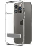 Калъф Spigen - Ultra Hybrid S, iPhone 14 Pro Max, прозрачен - 3t