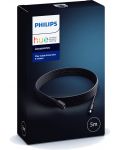 Кабел за фонов осветител Philips - Hue Play, 5 m, черен - 3t