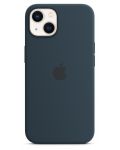 Калъф Apple - Silicone MagSafe, iPhone 13, Abyss Blue - 1t