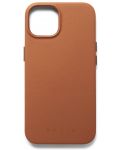 Калъф Mujjo - Full Leather MagSafe, iPhone 14, кафяв - 1t