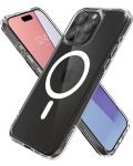 Калъф Spigen - Ultra Hybrid MagSafe, iPhone 15 Pro Max, бял - 2t