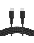 Кабел Belkin - Boost Charge, braided, USB-C/USB-C, 2 m, черен - 3t