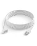 Кабел Philips - Hue Secure cable, USB-A, 5 m, бял - 1t