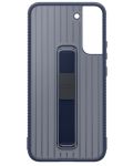 Калъф Samsung - Protective Standing, Galaxy S22 Plus, син - 4t