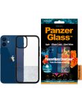 Калъф PanzerGlass - ClearCase, iPhone 12 mini, прозрачен/черен - 3t