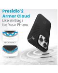 Калъф Speck - Presidio 2 Grip, iPhone 15 Pro, MagSafe ClickLock, черен - 7t