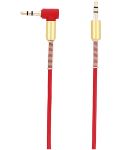 Аудио кабел Tellur - TLL311061, жак 3.5 mm/жак 3.5 mm, 1.5 m, червен - 1t