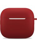 Калъф Next One - Silicon Case, AirPods 3, червен - 3t