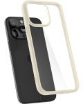 Калъф Spigen - Ultra Hybrid, iPhone 15 Pro, Sand Beige - 5t