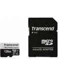 Карта памет Transcend - Ultra Performance, 128GB, microSDXC + адаптер - 1t