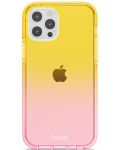 Калъф Holdit - SeeThru, iPhone 12/12 Pro, Bright Pink/Orange Juice - 1t