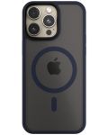 Калъф Next One - Midnight Mist Shield MagSafe, iPhone 15 Pro Max, тъмносин - 2t