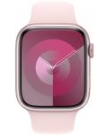 Каишка Apple - Sport S/M, Apple Watch, 45 mm, Light Pink - 3t