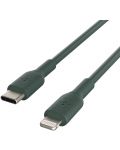 Кабел Belkin - CAA003bt1MMG, Lightning/USB-C, 1 m, зелен - 2t