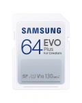 Карта памет Samsung - EVO Plus, 64GB, SDXC, Class10 - 1t