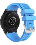 Каишка Trender - TR-SL22GB Silicone, 22 mm, Groove Blue - 2t