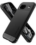 Калъф Spigen - Rugged Armor, Google Pixel 8a, черен - 4t