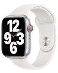 Каишка Apple - Sport, Apple Watch, 45 mm, бяла - 2t