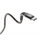 Кабел Cellularline - Tetra Force, USB-C/USB-C, 2 m, черен - 3t