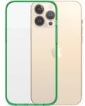 Калъф PanzerGlass - ClearCase, iPhone 13 Pro Max, прозрачен/зелен - 1t