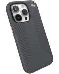 Калъф Speck - Presidio 2 Grip, iPhone 15 Pro, сив - 2t