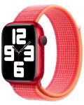Каишка за часовник Apple - Sport Loop, 45 mm, червена - 2t
