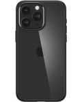 Калъф Spigen - Ultra Hybrid, iPhone 15 Pro, Matte Black - 1t