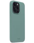 Калъф Holdit - Silicone, iPhone 15 Pro, Moss Green - 2t