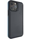 Калъф Gear4 - Vancouver Snap, iPhone 13 Pro Max, черен/син - 1t