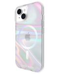 Калъф Case-Mate - Soap Bubble MagSafe, iPhone 15, многоцветен - 3t