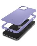 Калъф Spigen - Thin Fit, iPhone 15, Iris Purple - 2t