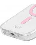 Калъф Holdit - MagSafe Case, iPhone 15 Pro Max, розов/прозрачен - 3t