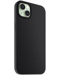 Калъф Next One - Black Silicone MagSafe, iPhone 15 Plus, черен - 2t