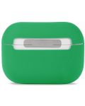 Калъф за слушалки Holdit - Silicone, AirPods Pro 1/2, зелен - 2t