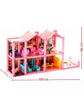 Къща за кукли MalPlay - Lovely House с 6 стаи, обзавеждане и фигурки, 136 части - 9t