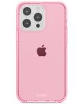 Калъф Holdit - SeeThru, iPhone 14 Pro Max, розов - 1t