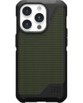 Калъф UAG - Metropolis LT Kevlar MagSafe, iPhone 15 Pro, Olive - 2t