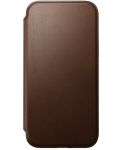 Калъф Nomad - Modern Leather Folio, iPhone 15 Pro Max, кафяв - 6t