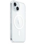 Калъф Apple - Clear MagSafe, iPhone 15, прозрачен - 2t
