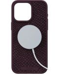 Калъф Njord - Salmon Leather MagSafe, iPhone 15 Pro Max, кафяв - 4t
